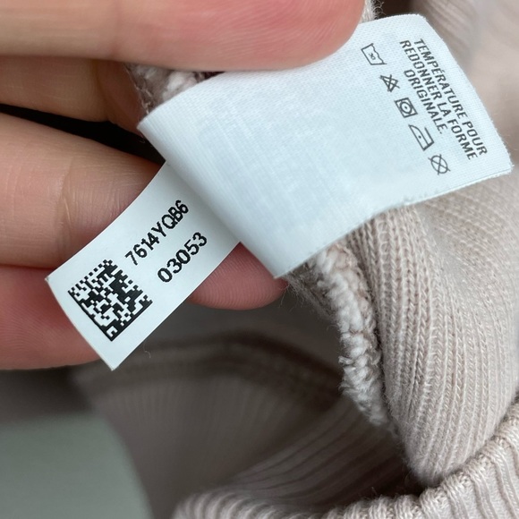 AERIE Women's Medium Oversized Ribbed Knit Textured Pullover Sweater Pale Pink - Picture 10 of 14